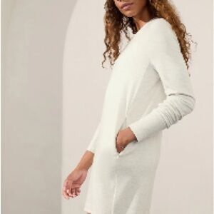 Athleta Coaster Luxe Dress - Size Medium Light Grey NWT